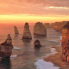 Схема вышивки «закат на море»