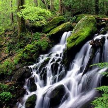 Схема вышивки «водопад»