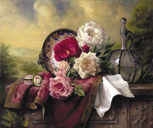 Натюрморт - цветы, натюрморт, природа - оригинал