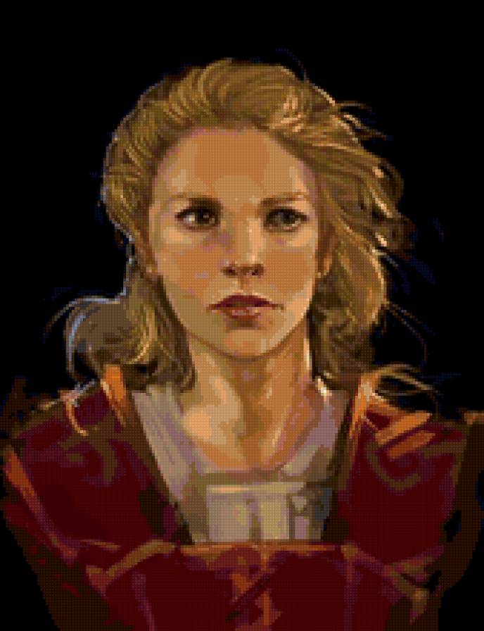 Портрет - девушка, блондинка, портрет - предпросмотр