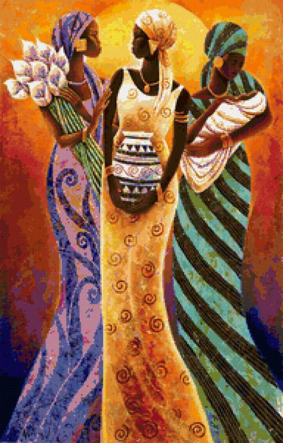 девушки - женщина, девушка, мотив, африка, образ - предпросмотр