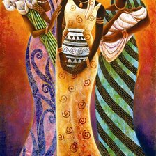 Схема вышивки «девушки»