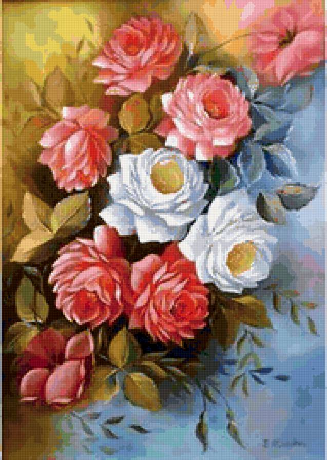 Головокружение - букет, роза, цветы - предпросмотр