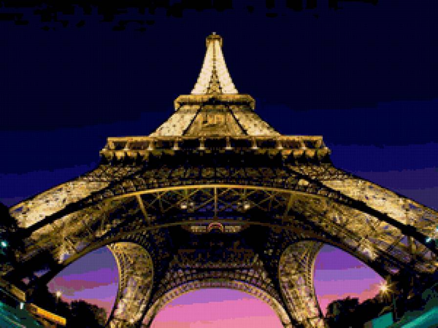 Красивая Эйфелева башня) - париж, романтика, эйфелева башня - предпросмотр