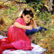 Схема вышивки «Созерцание»