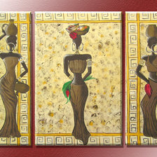 Оригинал схемы вышивки «африканские женщины» (№75818)