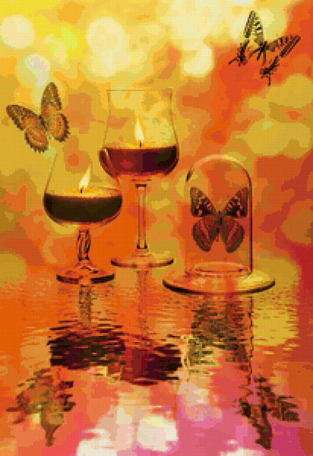 свеча на столе - свеча - предпросмотр