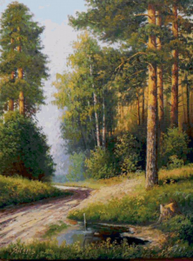 Серия "Пейзаж. Лето" - дорога, лето, пейзаж - предпросмотр