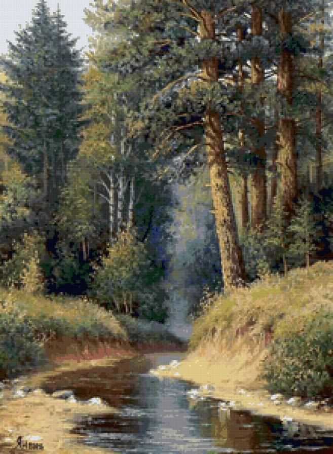 Серия "Пейзаж. Лето" - лето, река, пейзаж - предпросмотр