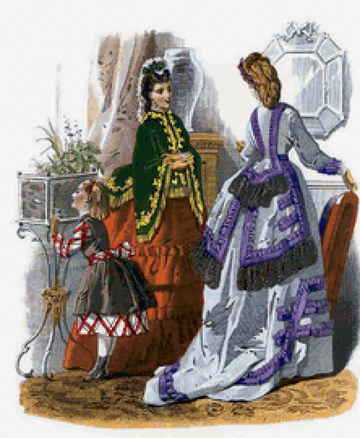 Серия ВИКТОРИАНСКАЯ ЭПОХА - красота, женщина, история, ребенок - предпросмотр