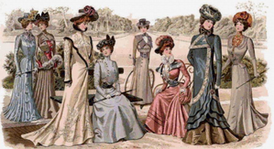 Серия ВИКТОРИАНСКАЯ ЭПОХА - красота, история, женщина - предпросмотр