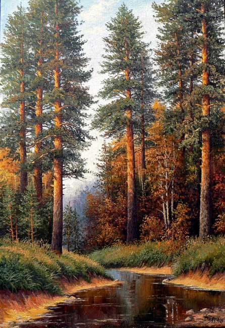 Серия "Пейзаж. Осень" - река, осень, пейзаж - оригинал