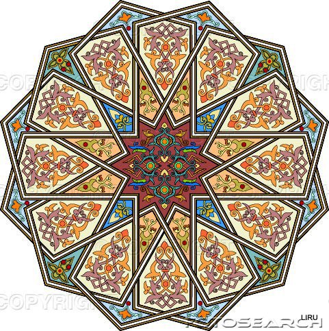 восточный орнамент - узоры, орнаменты, восток - оригинал