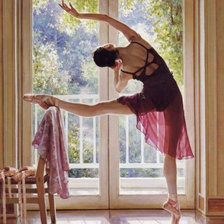 Оригинал схемы вышивки «балерина» (№76177)