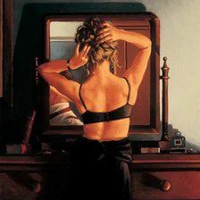 Схема вышивки «дама»