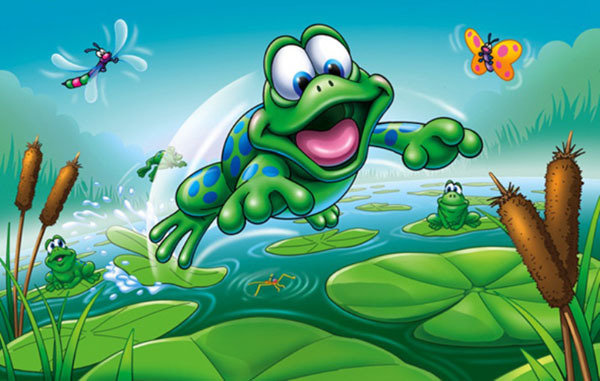 лягушонок - для детей, лягушка, пруд - оригинал