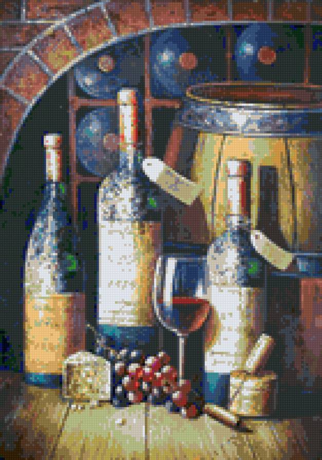 вино - натюрморт - предпросмотр