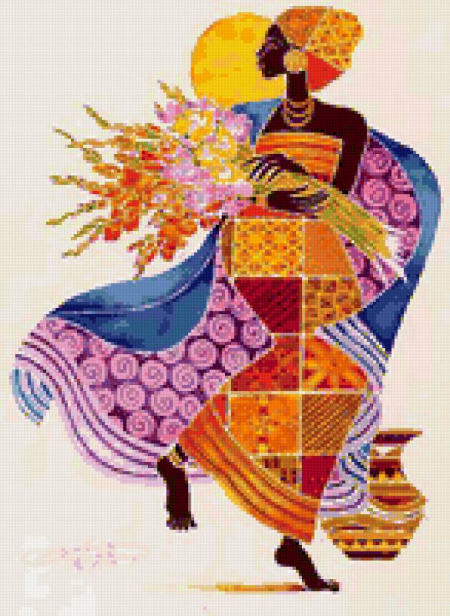 Негритянка - африка, негритянка, девушка - предпросмотр