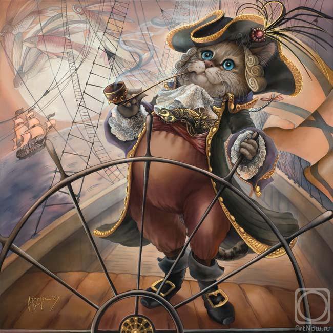 моряк - коты - оригинал