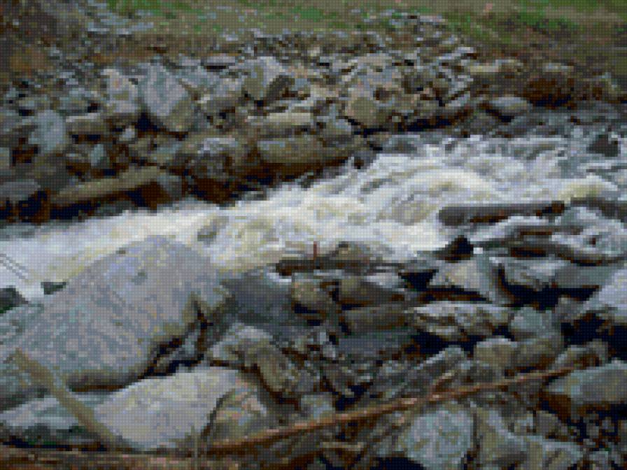 Речка - вода, водопад, река - предпросмотр