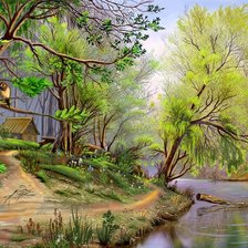 Схема вышивки «Пейзаж 8»