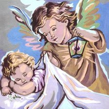 Схема вышивки «Ангел хранитель»