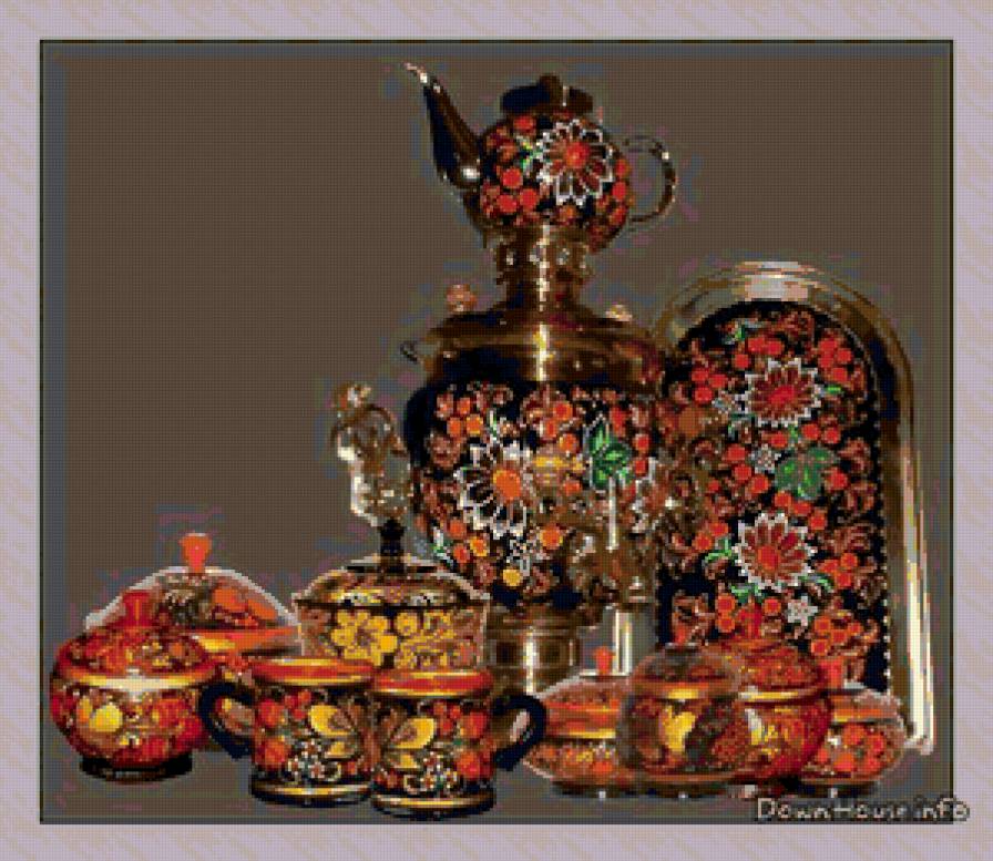 №77166 - хохлома, натюрморт, роспись - предпросмотр