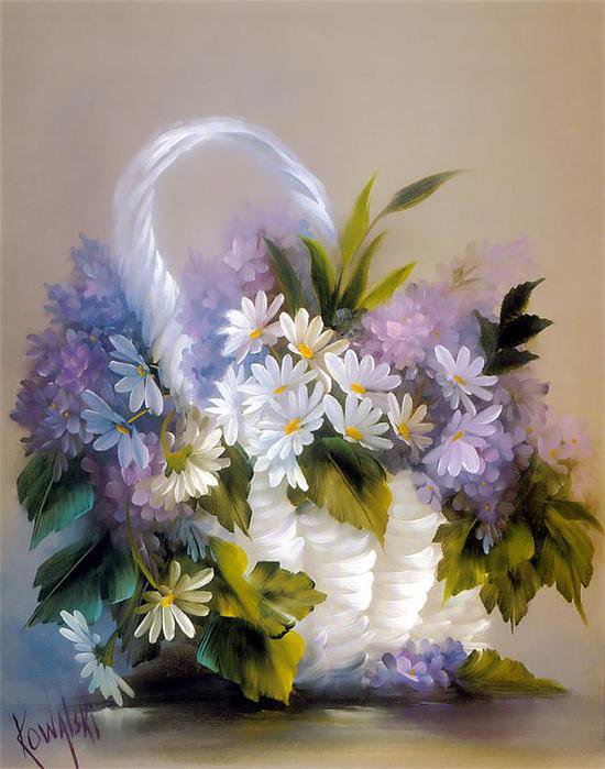 №77195 - цветы, живопись - оригинал