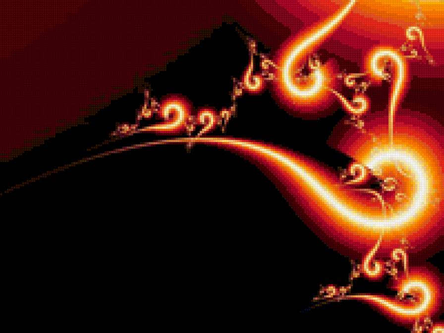 узор огненый - огонь - предпросмотр