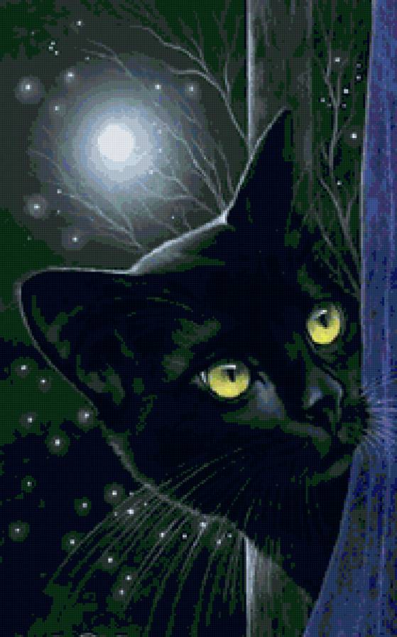 кошечка - кошки, картина, животные, коты, кошка - предпросмотр