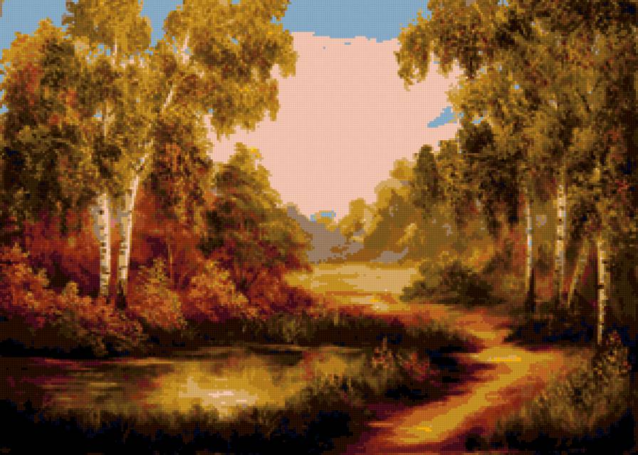 Осень - осень, пейзаж - предпросмотр