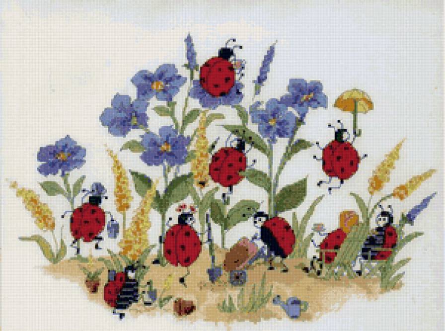 548 - животные, цветы - предпросмотр