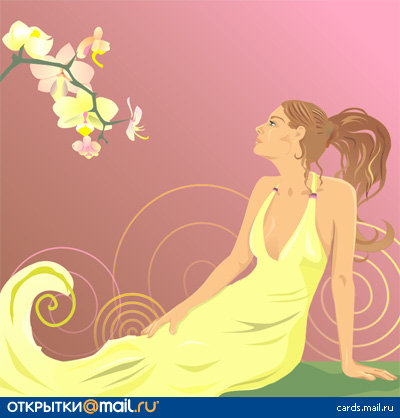 девушка в мечтах - девушка - оригинал