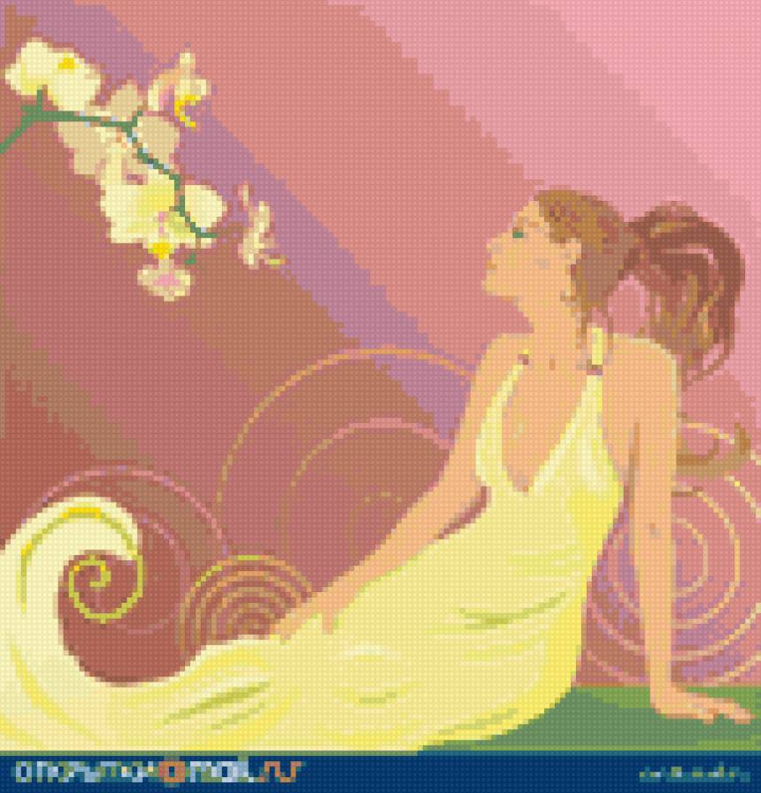 девушка в мечтах - девушка - предпросмотр