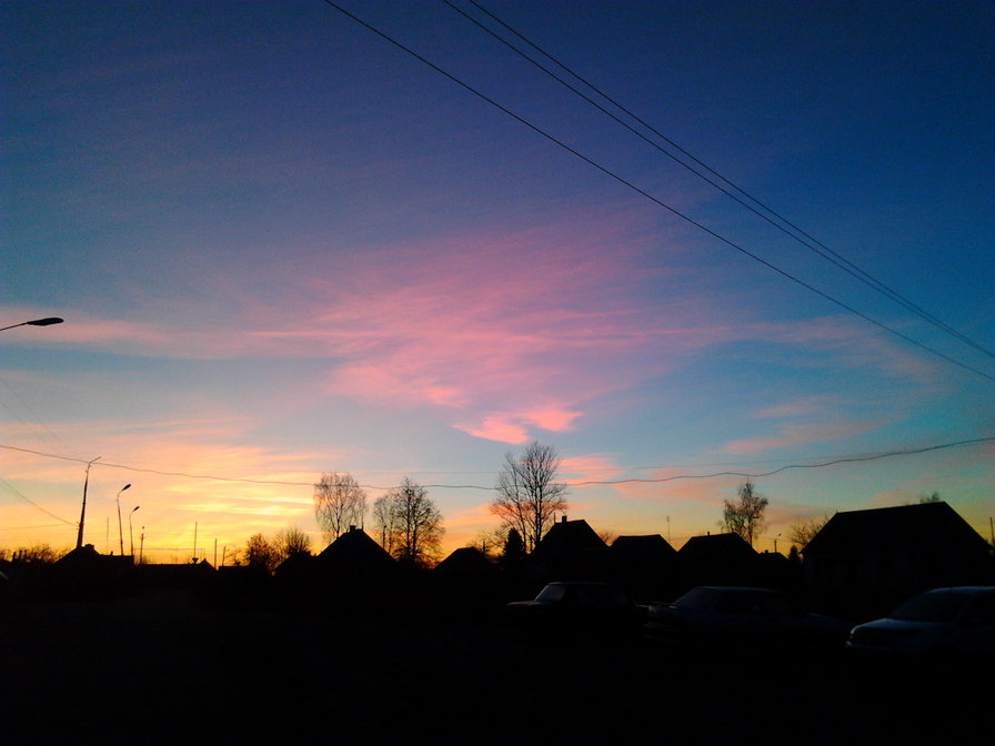 Вечер в деревне - оригинал