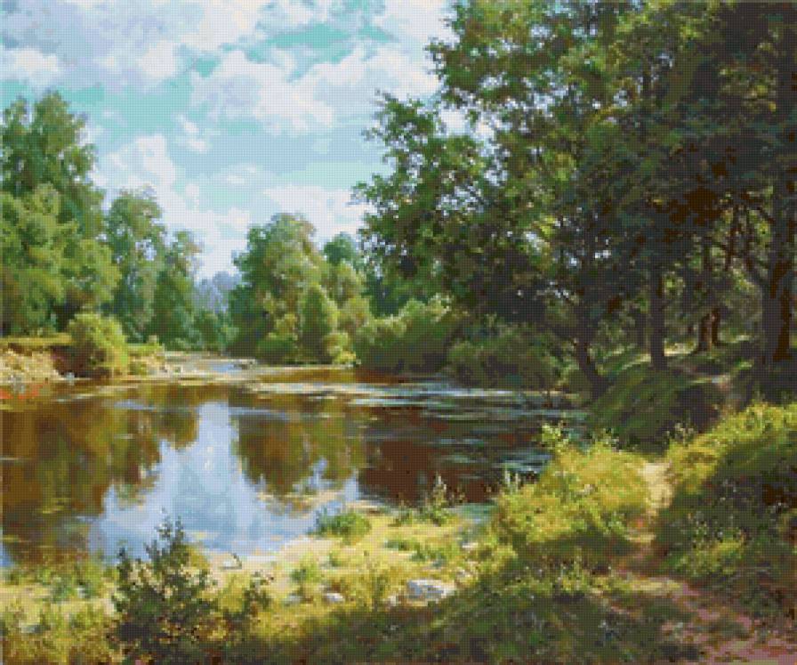 Серия "Пейзаж. Лето" - река, лето, пейзаж - предпросмотр
