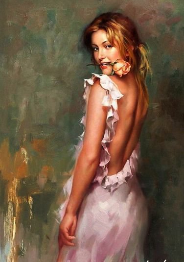 569 - девушка, искусство - оригинал