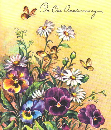 Анютки и ромашки - цветы, бабочки, анютины глазки, ромашки, виола, анютки - оригинал