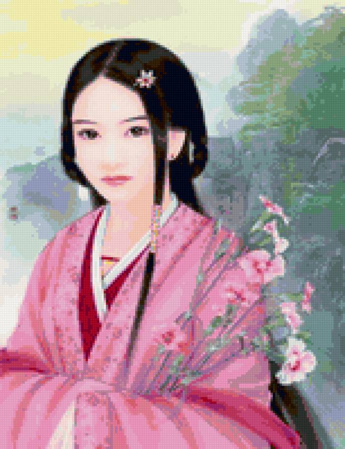 девушка - картина, портрет, восток, образ, девушки - предпросмотр