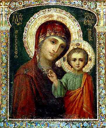 казанская божья матерь - оригинал