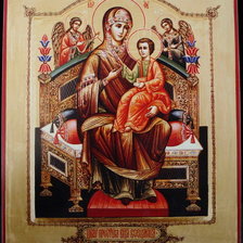Оригинал схемы вышивки «богородица всецарица» (№79147)