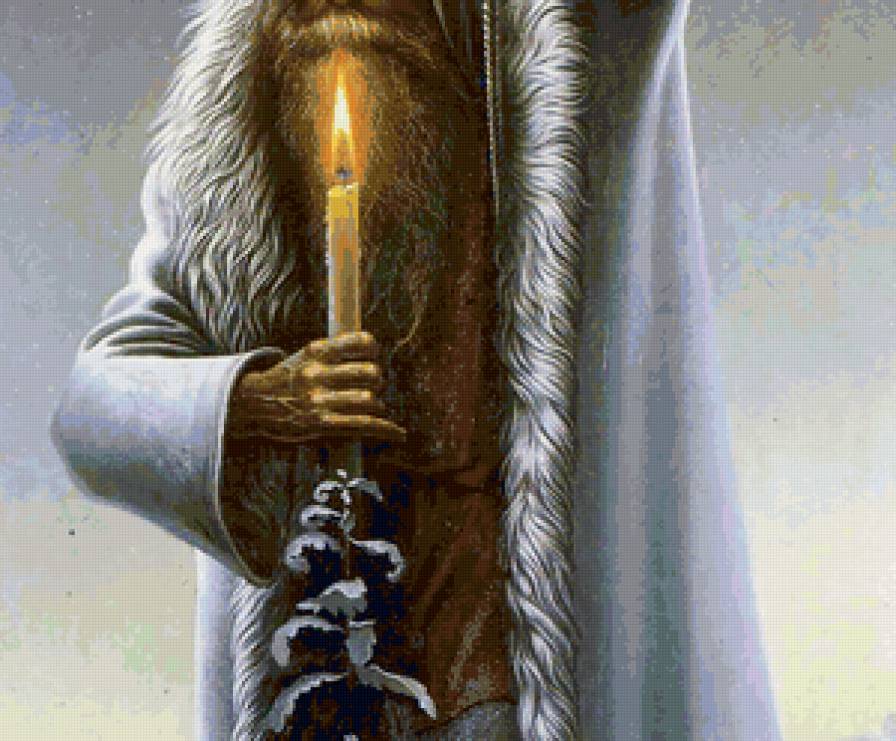 Волхв. Фрагмент 2 - картина, живопись, константин васильев - предпросмотр