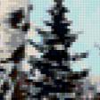 Предпросмотр схемы вышивки «зимний пейзаж» (№79410)