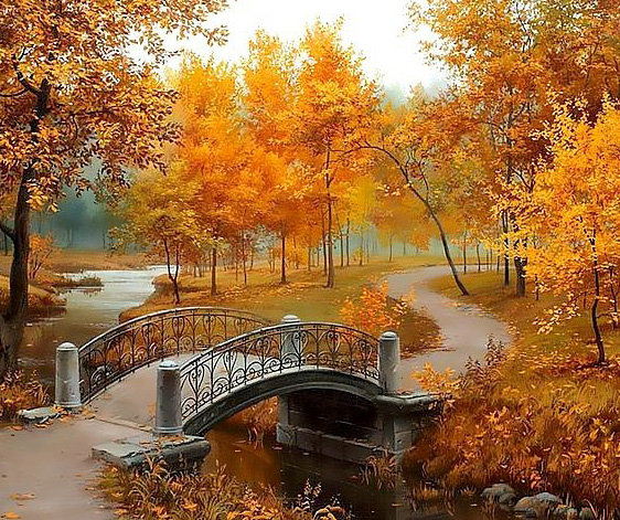 осень в парке - оригинал