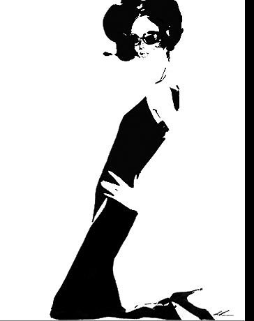 модель - красивый набросок - оригинал