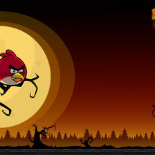 Оригинал схемы вышивки «Angry Birds Halloween» (№79974)