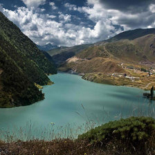 Схема вышивки «Saramagskii GES»