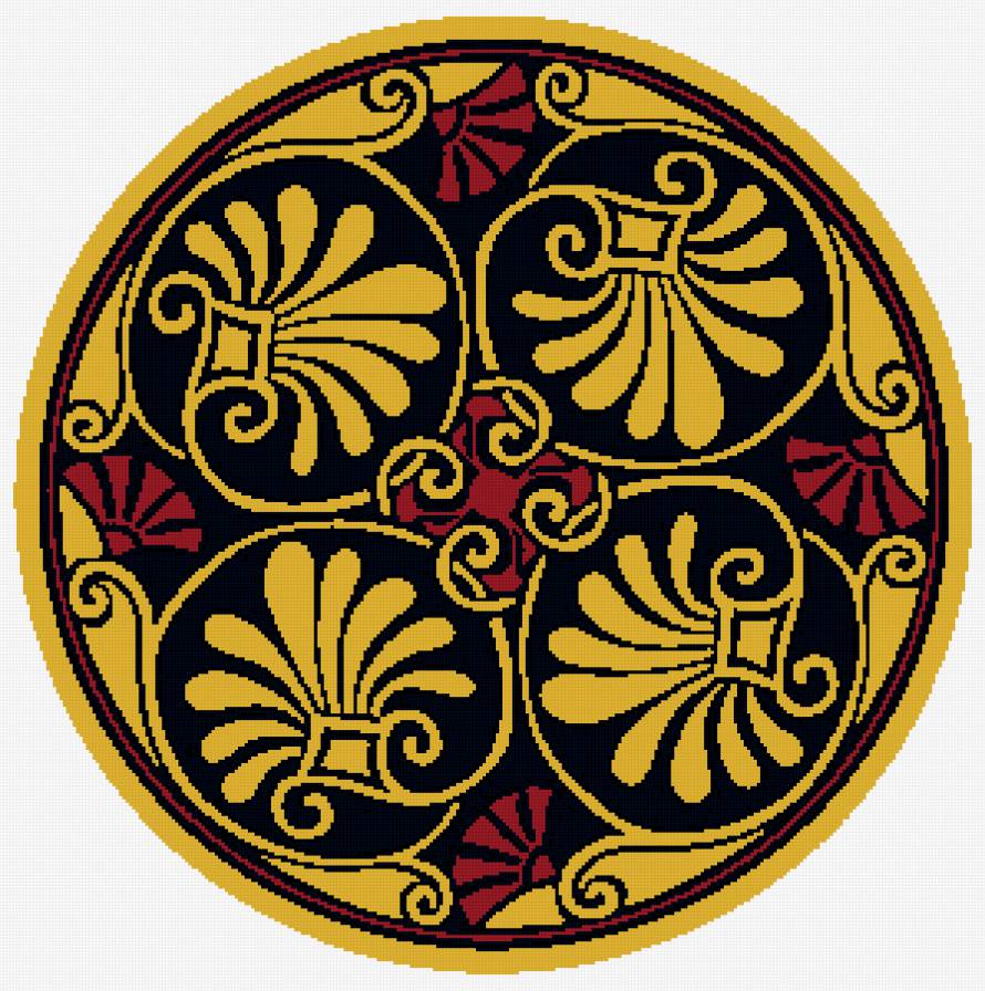 №80095 - узор, орнамент, подушка - предпросмотр