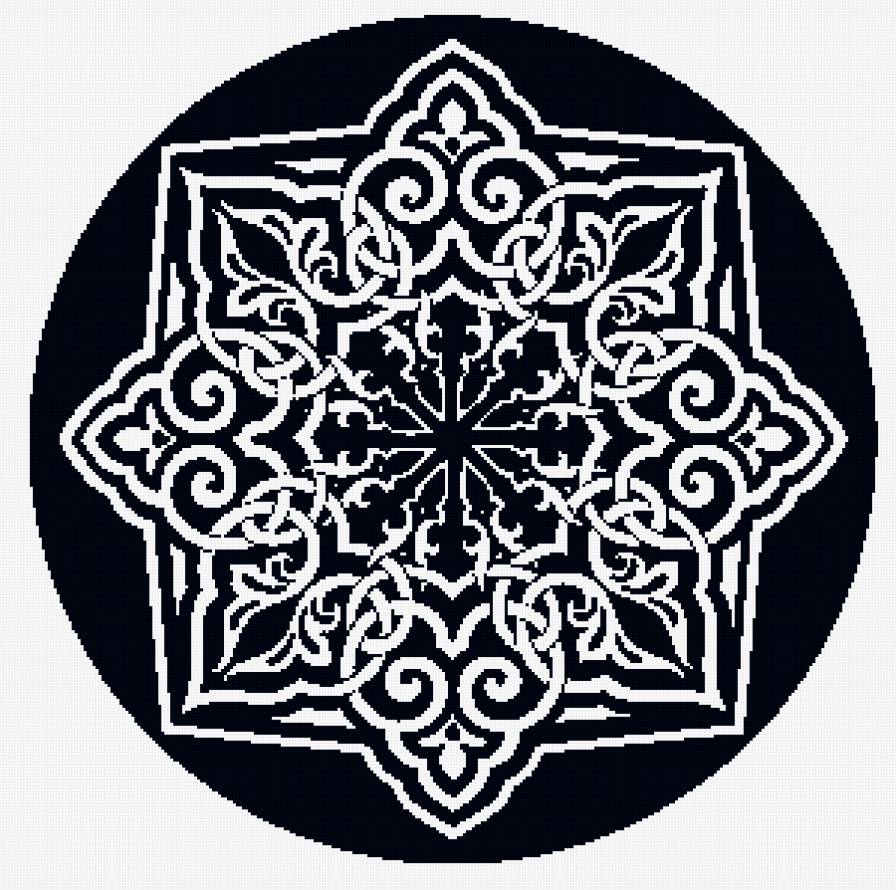 №80161 - орнамент, узор, подушка - предпросмотр