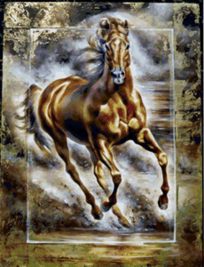Животный мир в картинах Дженис Дар Куа - конь, животные - предпросмотр